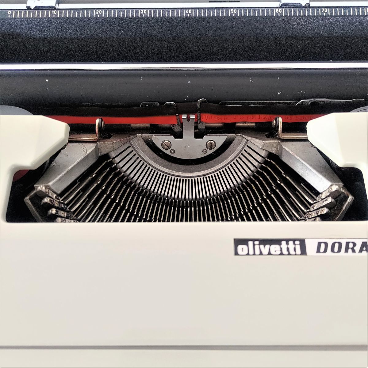 【訳あり】1円 ケース 取説付き olivetti DORA オリベッティ ドーラ タイプライター ヴィンテージ レトロ インテリア ディスプレイ SA1204の画像3