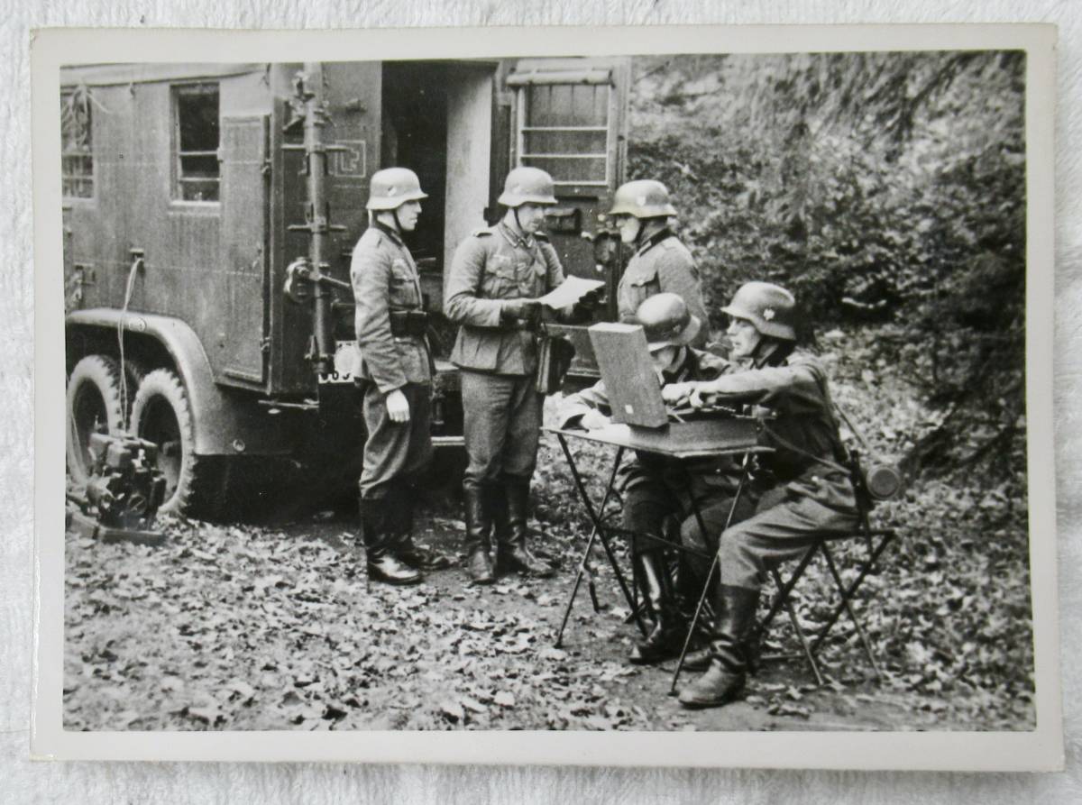 実物 WW2 ドイツ公式 ニュース写真 ドイツ国防軍 戦場写真 WW2 GERMAN ARMY COMBAT NEWS PHOTO 1939年11月27日_画像1