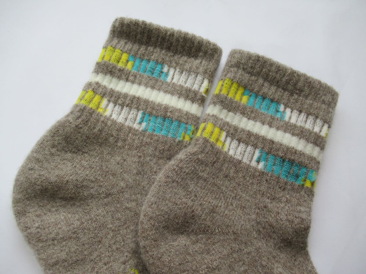 モンゴル暖かいウール靴下２足セット(サイズ23.5-25)の画像5