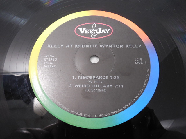 WYNTON KELLY・ウィントン・ケリー / KELLY AT MIDNITE (国内盤)　 　 LP盤・JC-6_画像6