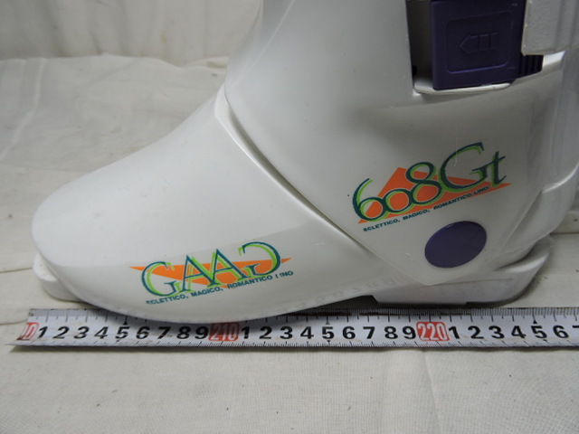 ジュニア レディース スキーブーツ スキー靴 20㎝ 21㎝ 22㎝ 白 GAAG 608GT 中古_画像8