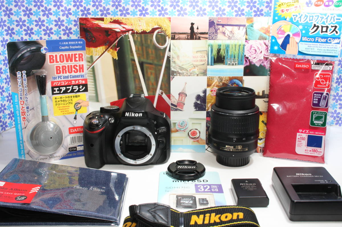 極美品❤️Nikon D5200❤️手振れ補正❤️高画質動画❤️すぐ使える