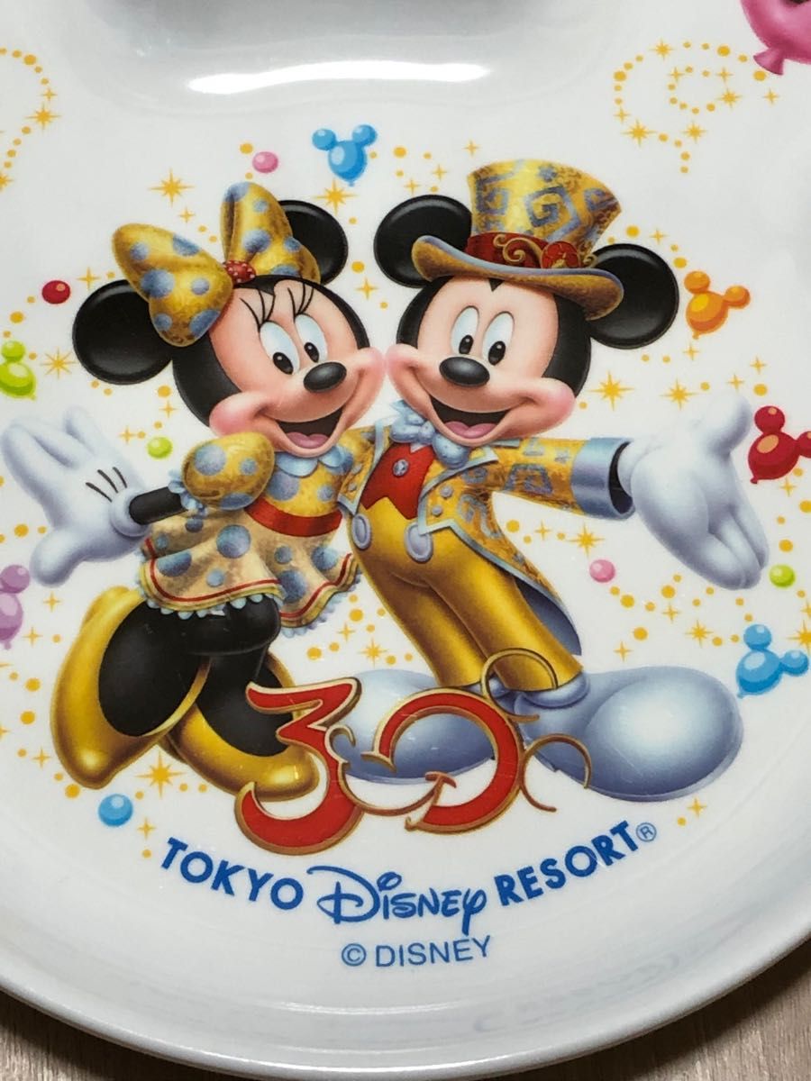 【限定品】東京ディズニーリゾート30周年　ランチプレート　ハピネスイヤー　ディズニーランド／お皿食器ミッキーミニー