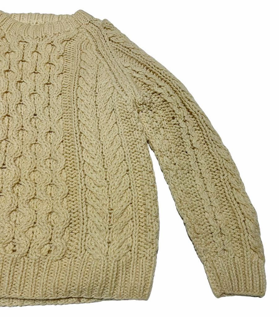 手編み ハンドメイド ニットセーター セーター_画像4