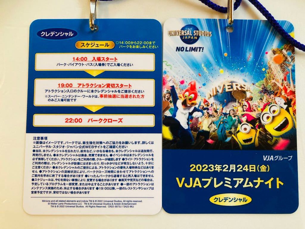 VJAプレミアムナイト 2/24(金) ユニバ貸切チケット USJ貸切 オンライン