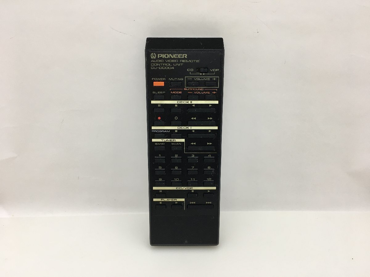 パイオニア　リモコン　CU-DC004　中古品F-0534_画像1