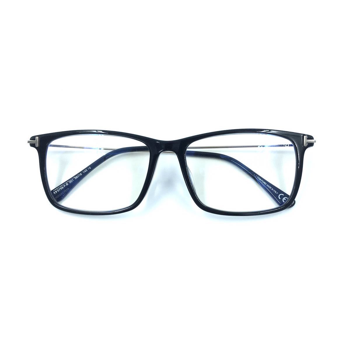 TOM FORD トムフォード TF5758-F-B 001 メガネ ブラック | inmano.com.br