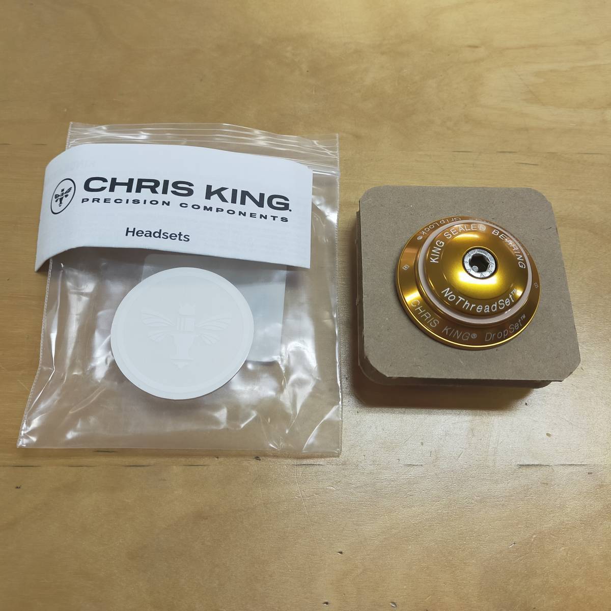 CHRIS KING HEADSET DROPSET 2 GOLD ドロップセット クリスキング_画像1