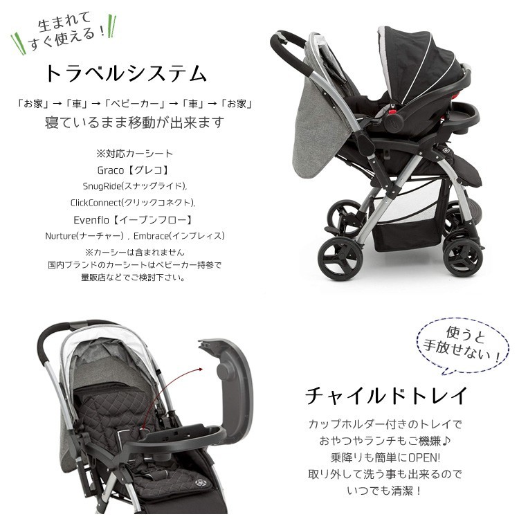 Jeep stroller both against surface type newborn baby from AB A type stroller Jeep -stroke roller Delta B type stroller gray 