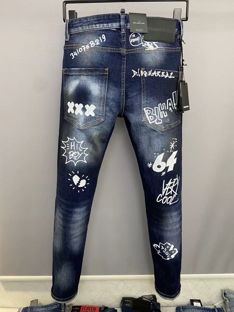 DSQUARED2 サイズ50 ディースクエアード パンツ ダメージデニム デニム