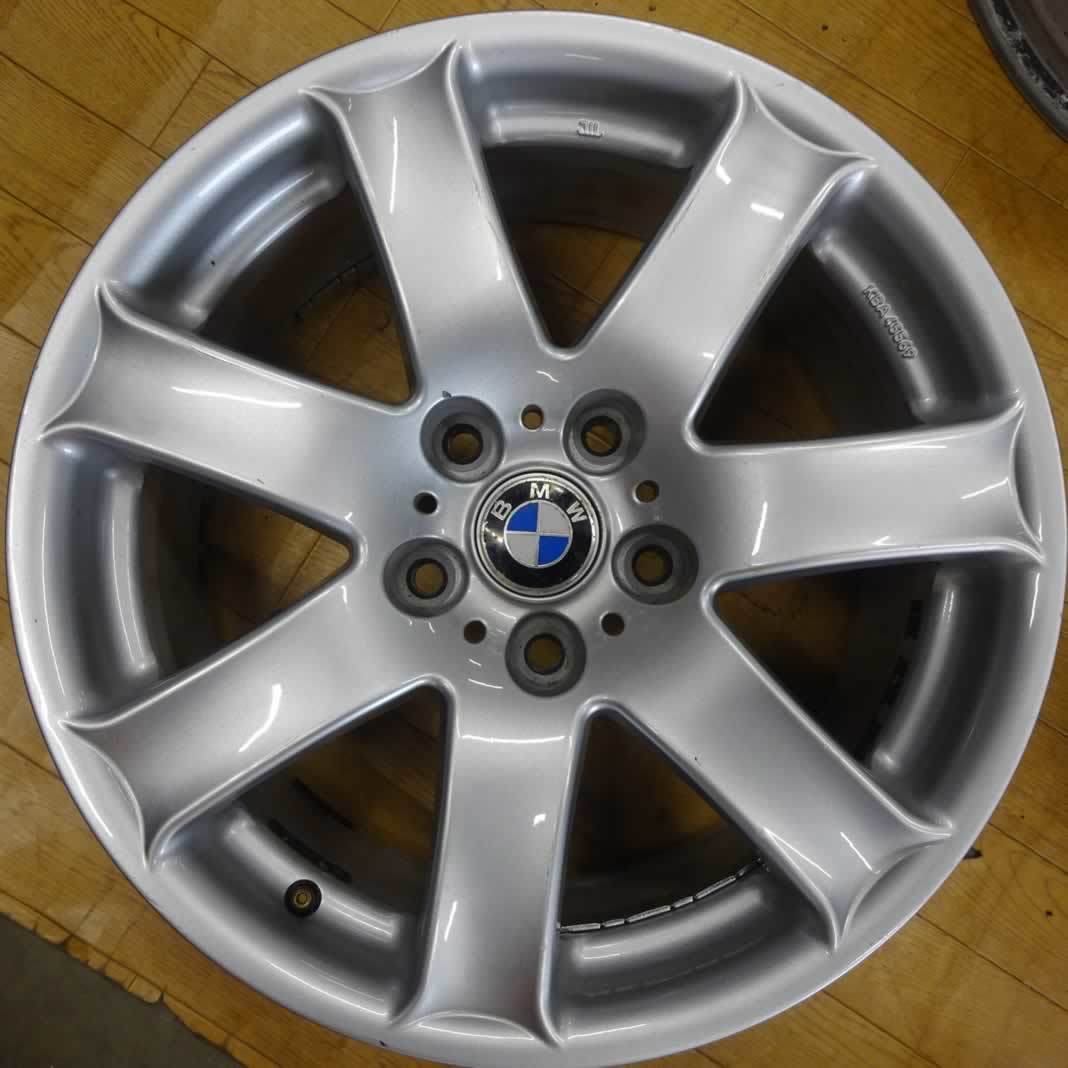 4本 会社宛 送料無料 17×8J riaL アルミ 5穴 PCD 120mm +30 ハブ径73mm BMW 5シリーズ F10 F11 Vスポーク スタイリング236 特価 NO,X9577_画像2