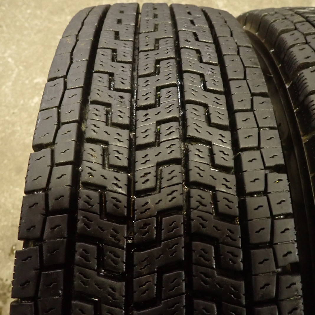 冬 2本SET 会社宛 送料無料 225/80R17.5 123/122 LT ヨコハマ ZEN 903ZW 2021年製 地山 深溝 中型 トラック 積載車 ユニック 4t車 NO,C3082_画像2