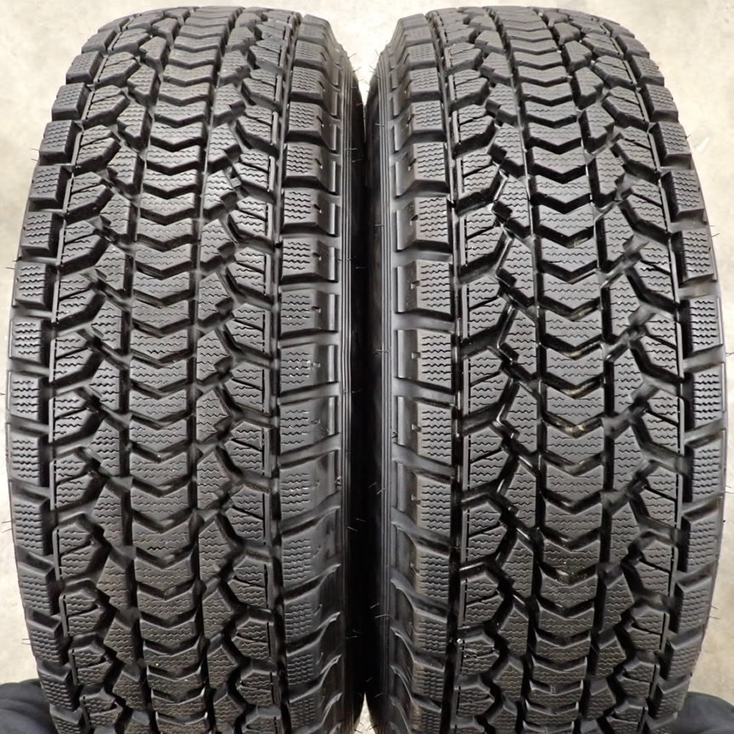 冬4本SET 会社宛 送料無料 235/80R16×6.5J 109Q ダンロップ グラントレック SJ5 DEAN CALIFORNIA アルミ ランクル70 GRJ76K 5穴 NO,C3142_画像5