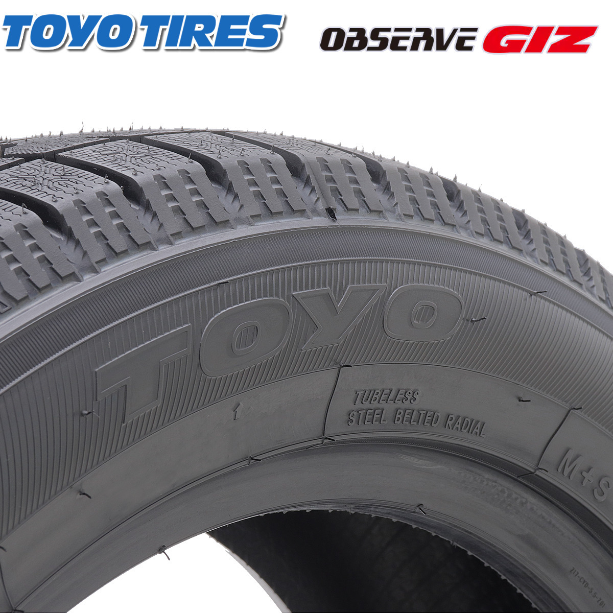 2022年製 新品 4本価格 NO,FK1065 会社宛 送料無料 235/45R17 94T トーヨー OBSERVE GARIT GIZ 冬 ランエボ インプレッサ アウディ_画像3