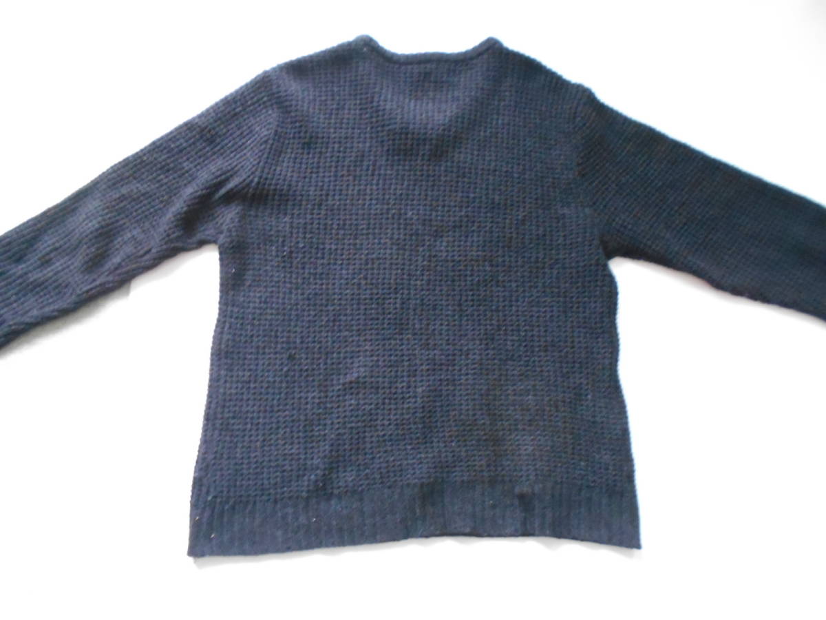 F / BILTOMY 大きいサイズ ざっくり編み セーター 4L ブラック ゆったりサイズ 中古品_画像9