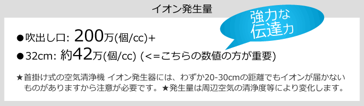 ②★エアー・テイマー G 空気清浄機 ★ 携帯型 花粉対策 首掛け式 ネックレス型 マイナスイオン発生器 ブラック 黒★ タバコの副流煙対策_画像6