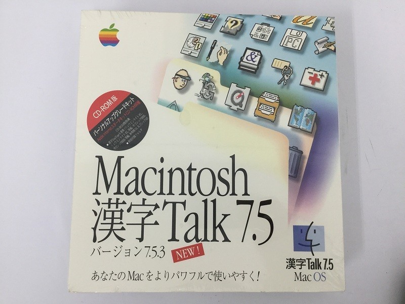 CC322 Macintosh 漢字Talk7.5.3 パーソナルアップグレードキット 未開封 103の画像1
