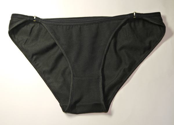 人類史上最も偉大な発明 三角パンティ 黒サイドリングゴム黒 Sサイズ 綿 コットン ショーツ Low Rise Cotton Bikini Panties_画像7