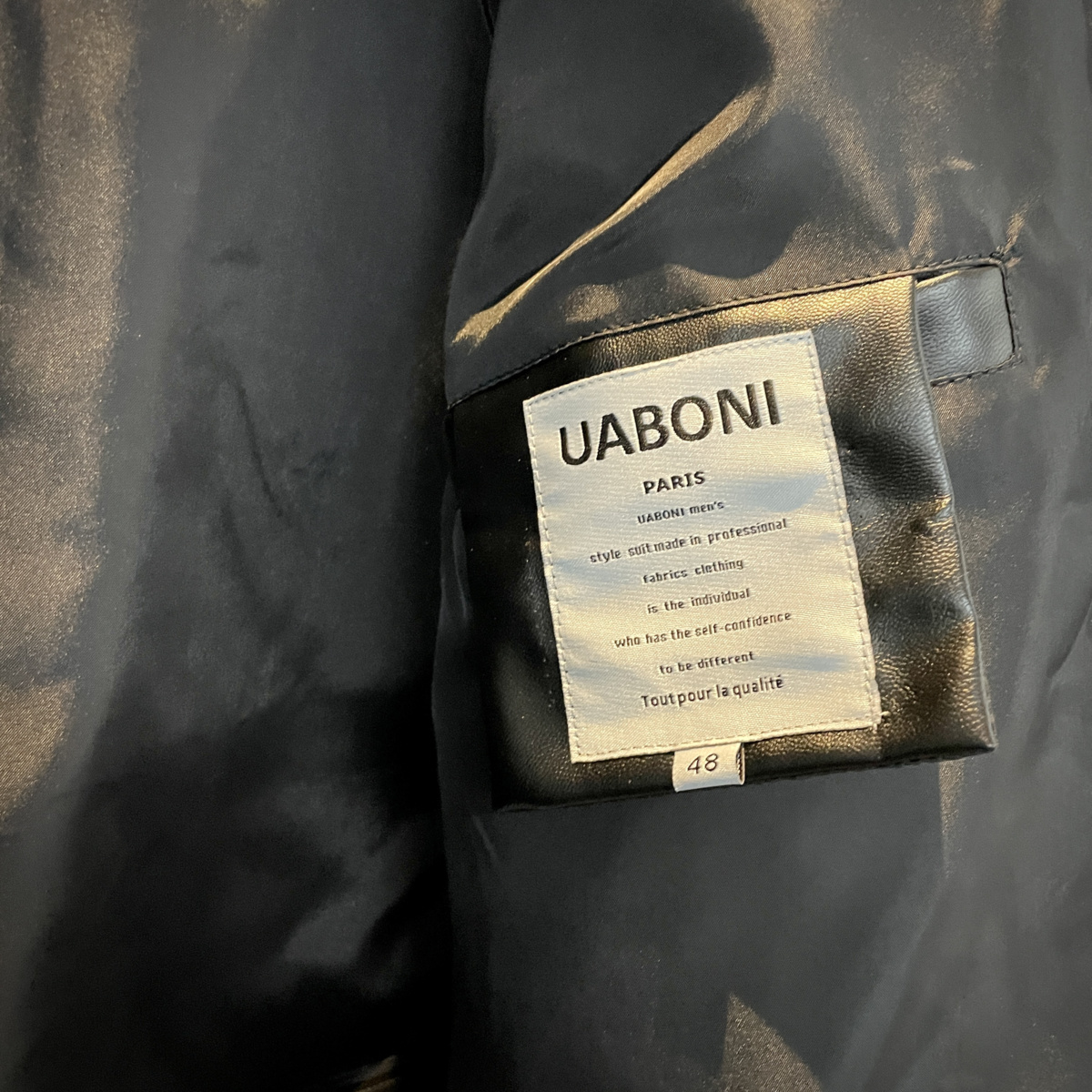 最高級EU製&定価9万◇UABONI*ユアボニ*フライトジャケット*フランス