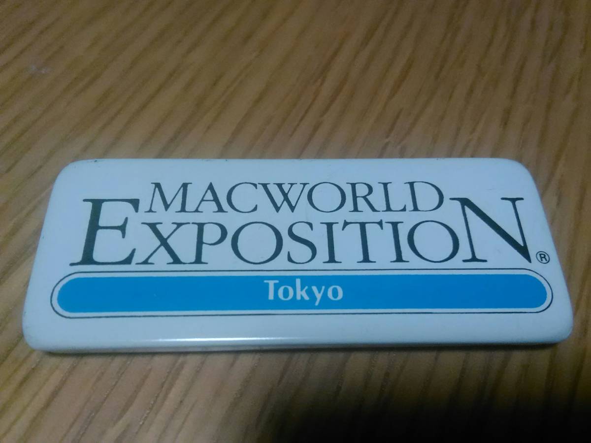 （送料無料）MACWORLD EXPOSITION Tokyo　缶バッジ　マックワールドエキスポ