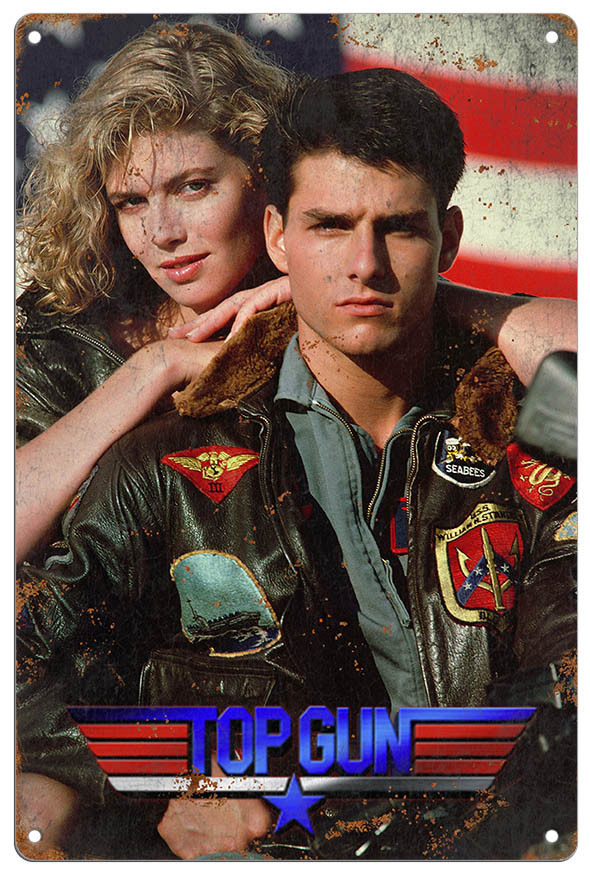 【Top Gun:Maverick/トップガン マーヴェリック】トム・クルーズ/Tom Cruise/ピート・ミッチェル/Pete Mitchell/ブリキ看板-5_画像1