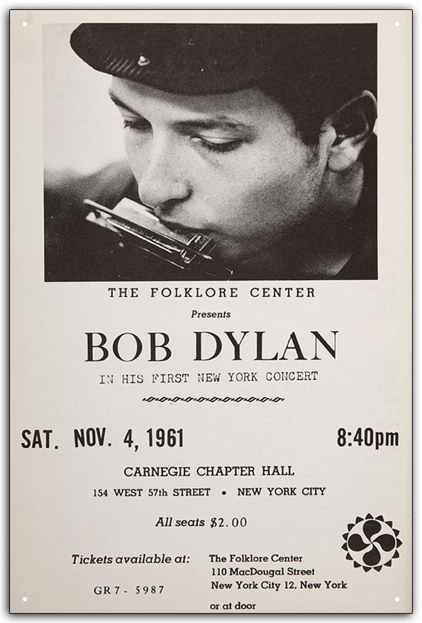 ブリキ看板【Bob Dylan 1961/ボブ・ディラン】Rock/ロック/ポスター/広告雑貨/ヴィンテージ/メタルプレート/レトロ/アンティーク風-2_画像1
