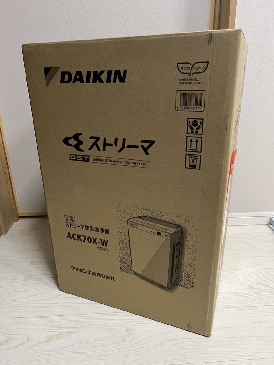超激得好評 ACK70X-W ダイキン DAIKIN 加湿ストリーマ空気清浄機