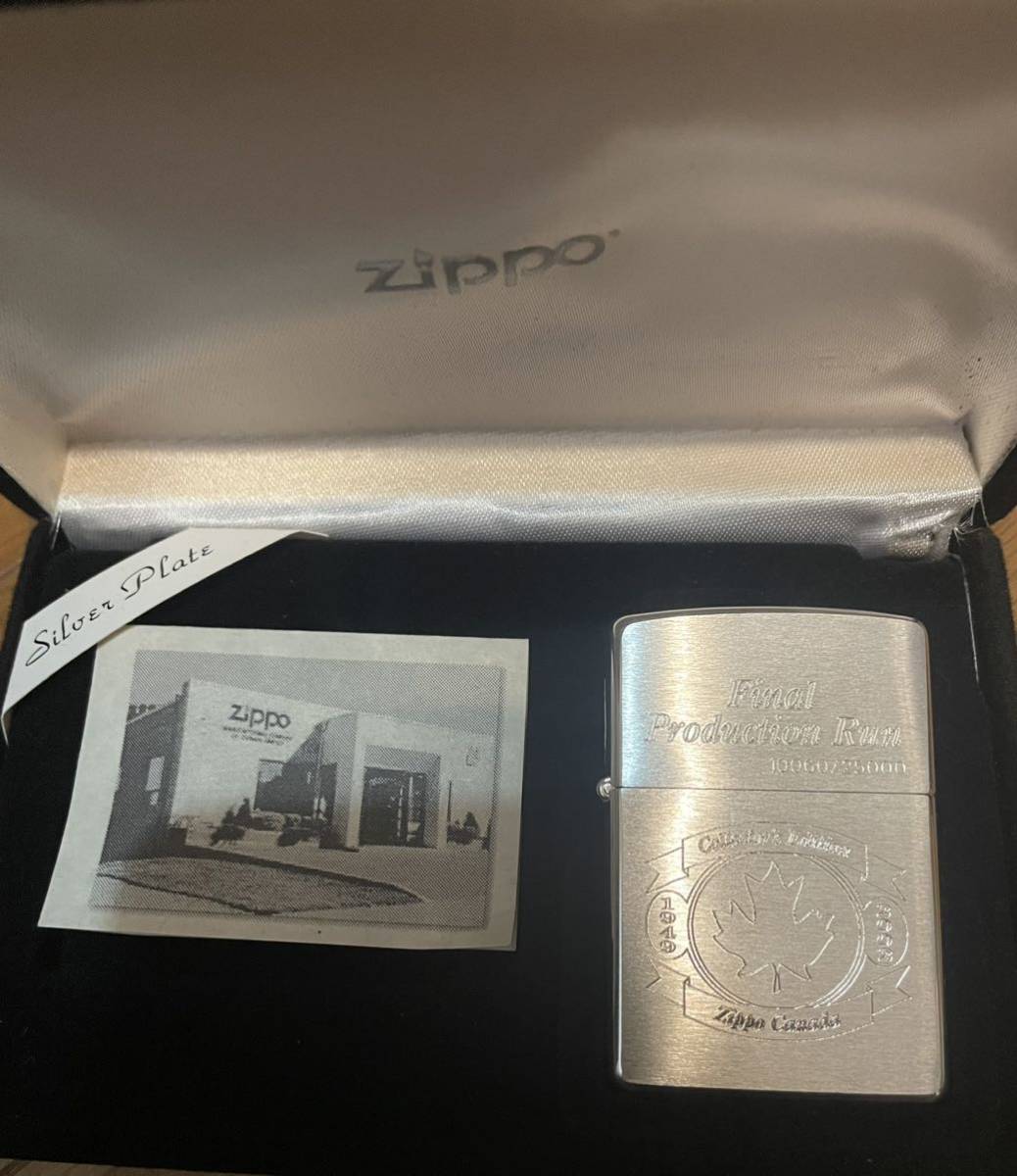 ZIPPO ジッポー Canada製 Final 2002年 カナダ ファイナル ジッポー 未