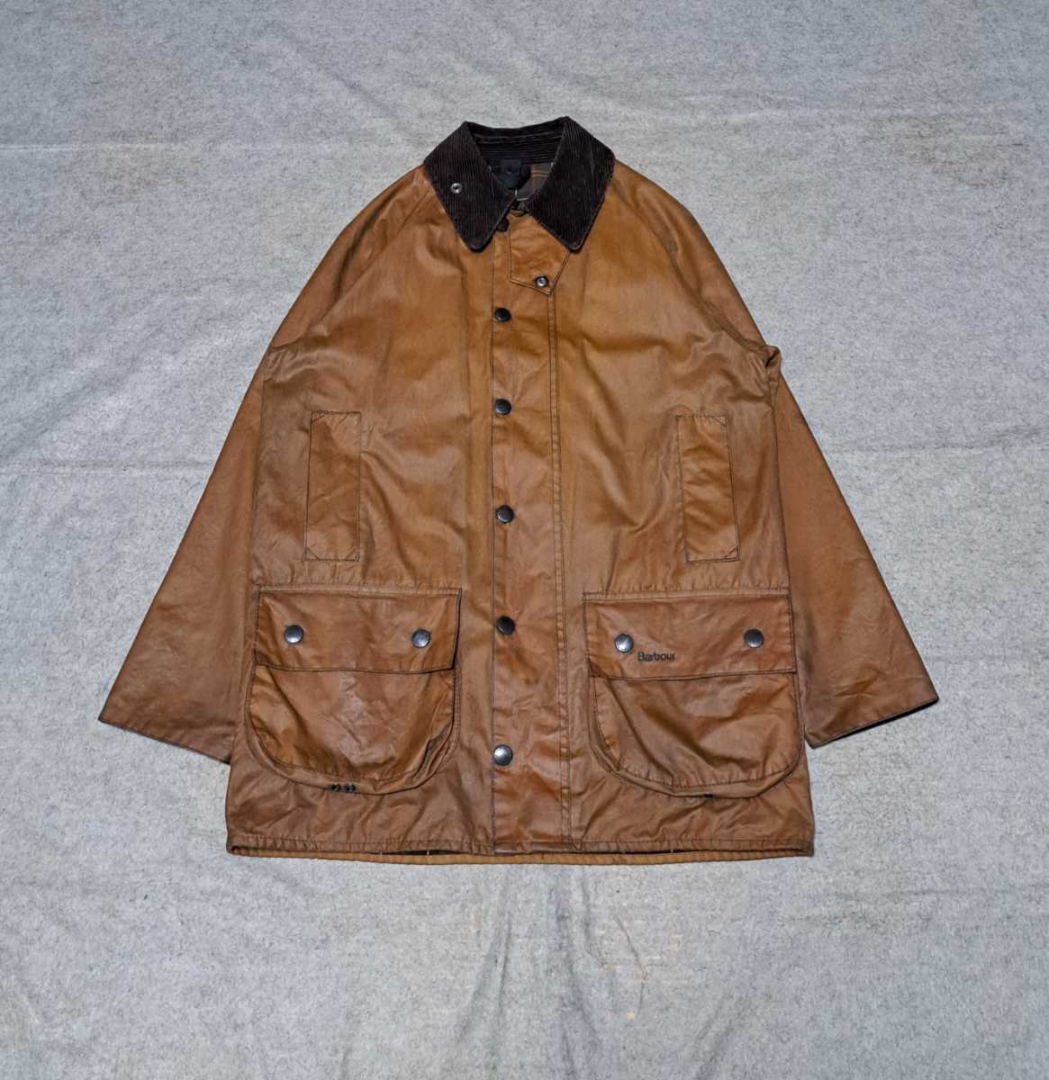 希少色 バーク ミント バブアー 38 ムーアランド moorland 90s Barbour