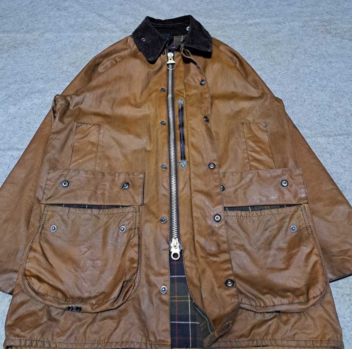 希少色 バーク ミント バブアー 38 ムーアランド moorland 90s Barbour