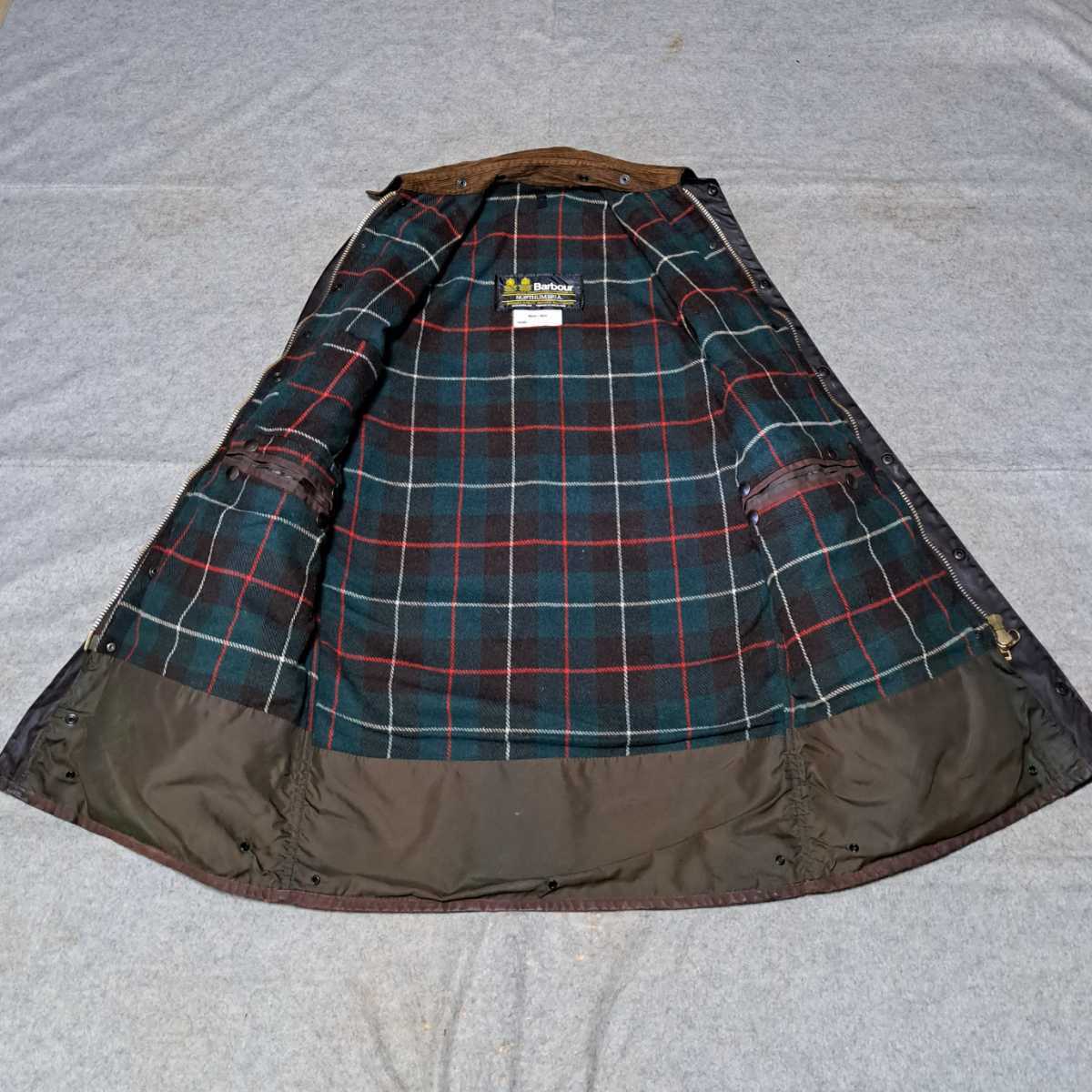 スペシャルヴィンテージ　ミント　80s　2クラウン　36　ノーザンブリア　ブラウン　 　Barbour Border northumbria _画像2