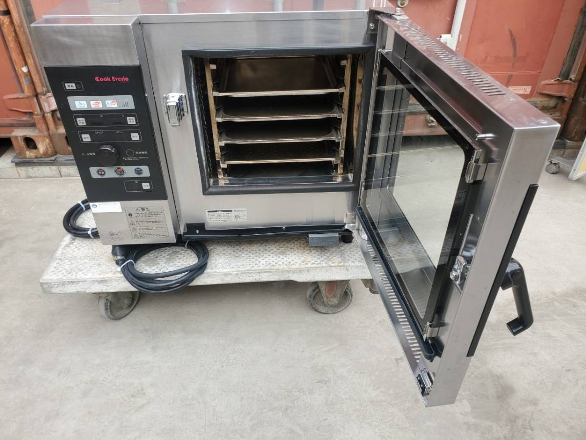 M1889-5 Hoshizaki steam navy blue be comb .n oven MIC-5TB3 W750×D560×H672. three-phase 200V eat and drink shop / kitchen / store / business use 