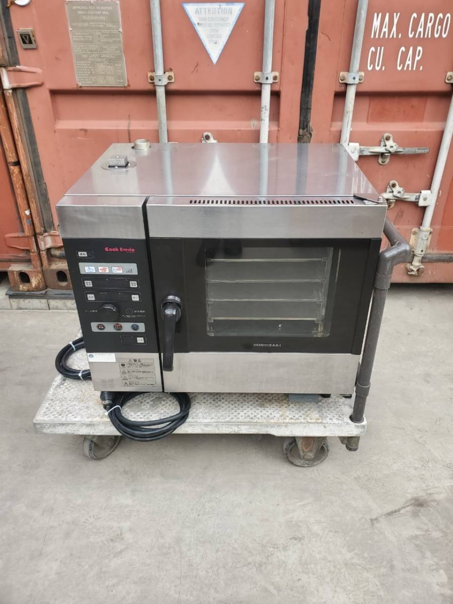 M1889-5 Hoshizaki steam navy blue be comb .n oven MIC-5TB3 W750×D560×H672. three-phase 200V eat and drink shop / kitchen / store / business use 