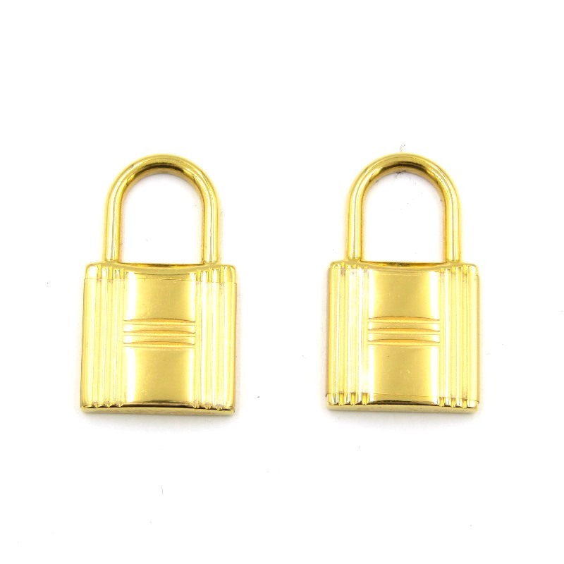 良品 HERMES エルメス ピアス O'Kelly Earring オーケリー 南京錠 鍵