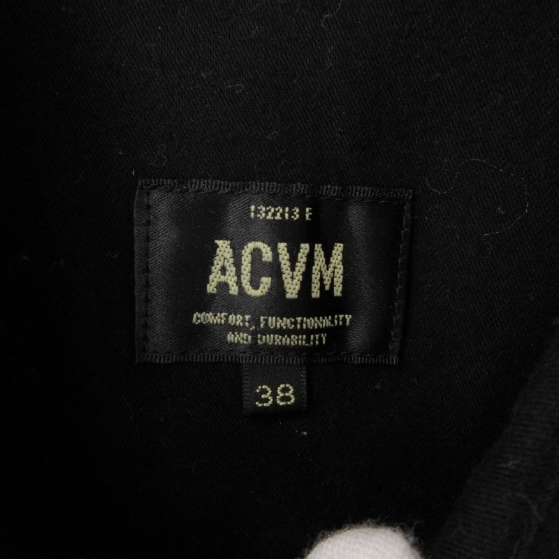 ADDICT CLOTHES アディクトクローズ PADDED LIGHT MOLESKIN SHIRT ACV-SH01LM ライトウェイトモールスキン ブラック 黒 38 71005987_画像4