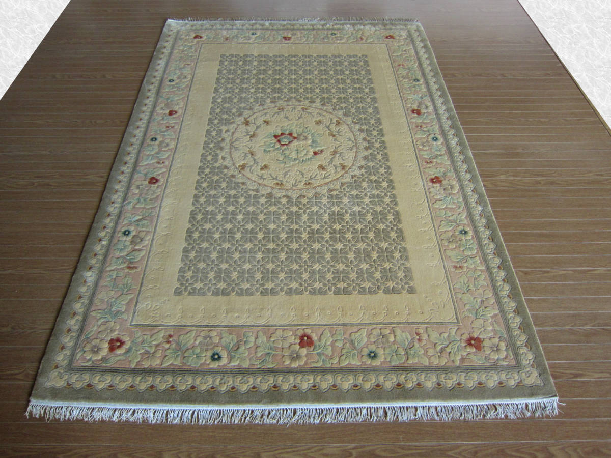 198×137】シルク◇中国産絨毯・カーペット□2695-75 家具 198×137】シルク◇中国産絨毯・カーペット□2695-75 家具
