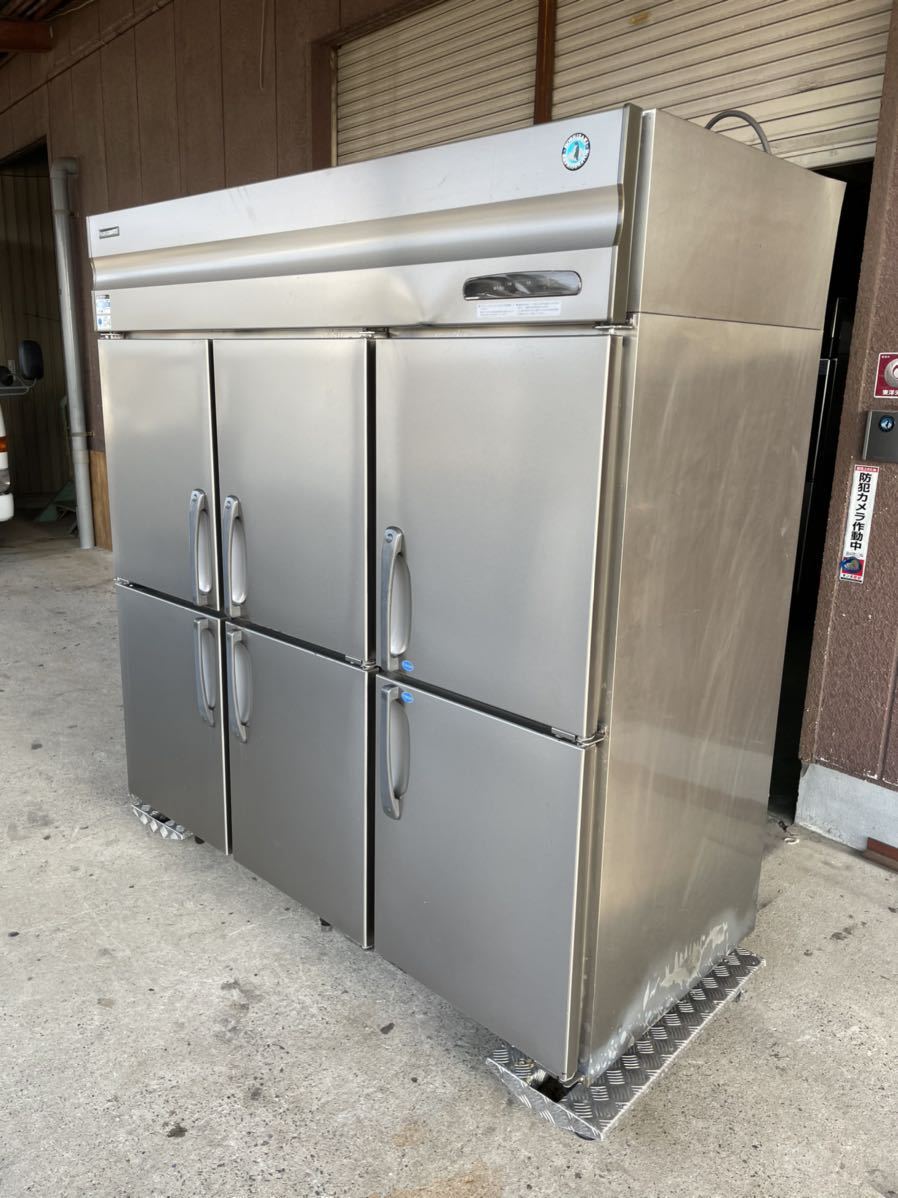 * receipt limitation (pick up) * Hoshizaki business use old year vertical freezing refrigerator freezing refrigerator 6 door HRF-180SF3 3.200V 1800.800.1950 operation goods present condition goods 