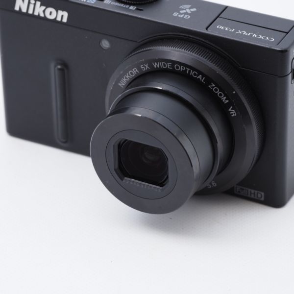 Nikon ニコン デジタルカメラ COOLPIX P330 ブラック P330BK #5772_画像9