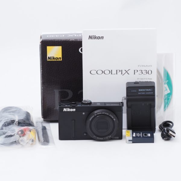 Nikon ニコン デジタルカメラ COOLPIX P330 ブラック P330BK #5772_画像2