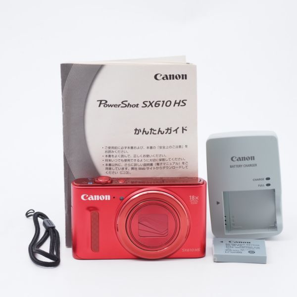 Canon キヤノンデジタルカメラ PowerShot SX610 HS レッド 光学18倍ズーム PSSX610HS(RE) #5848_画像2