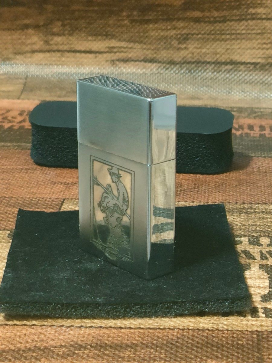 【レアビンテージ】1932 ORIGINAL REPLICA　釣り人　zippo