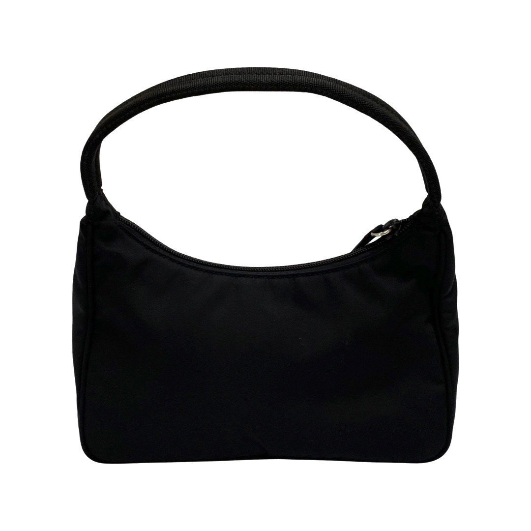 購買 極 美品 希少品 PRADA プラダ 三角ロゴ 金具 ナイロン