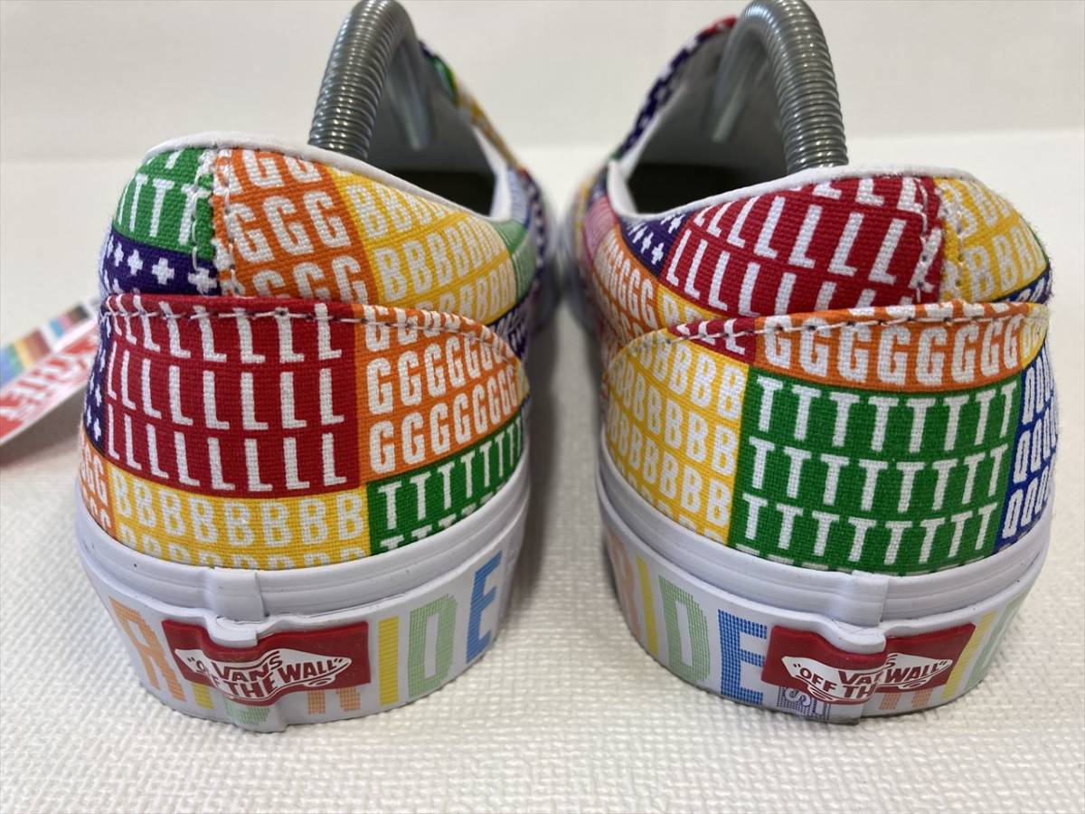 レア!! Vans SLIPON LGBTQ + Pride Month Collection カラフル US11.5 (29.5cm) バンズ スリッポン アメリカ企画_画像5