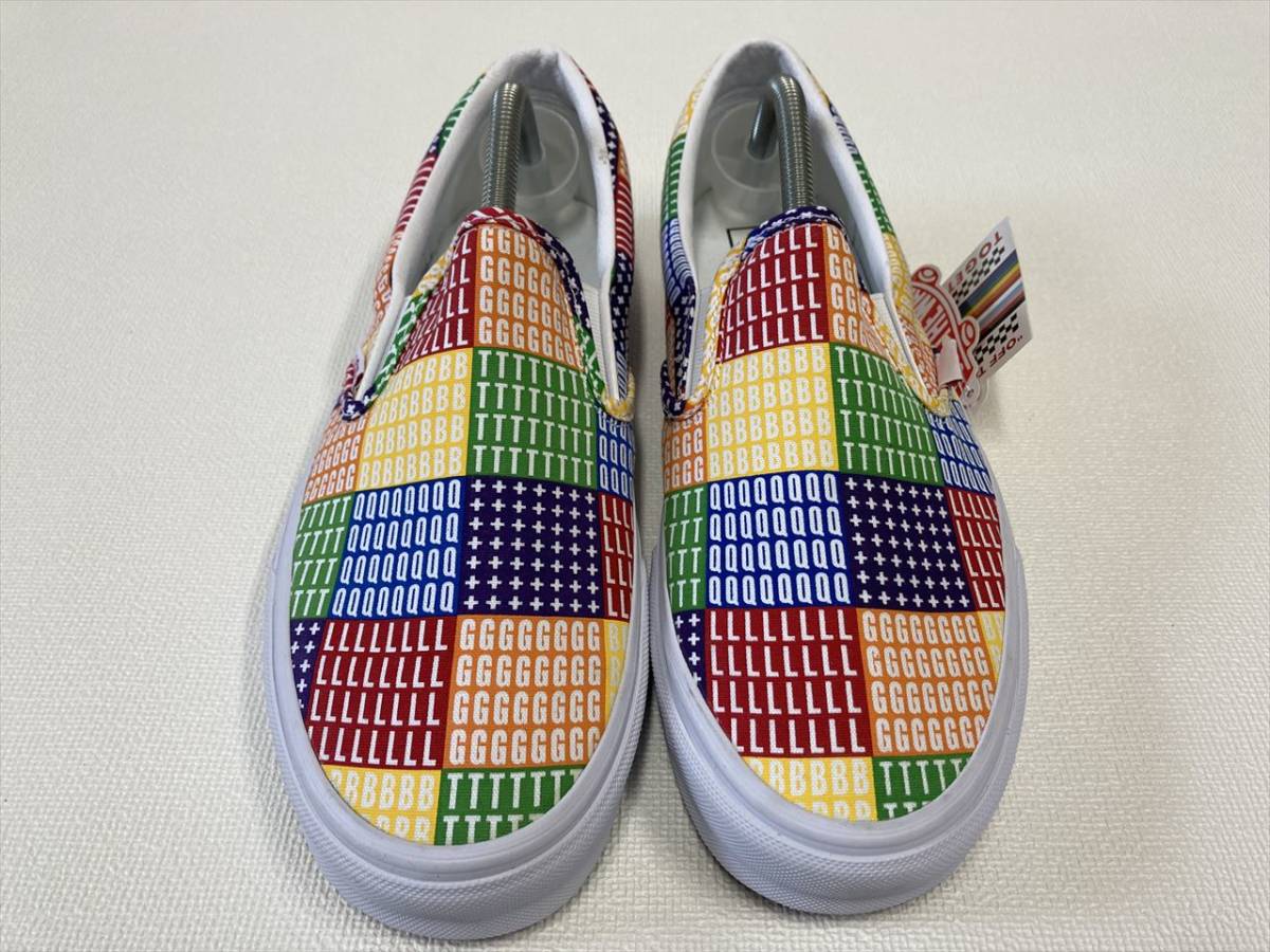 レア!! Vans SLIPON LGBTQ + Pride Month Collection カラフル US11.5 (29.5cm) バンズ スリッポン アメリカ企画_画像4