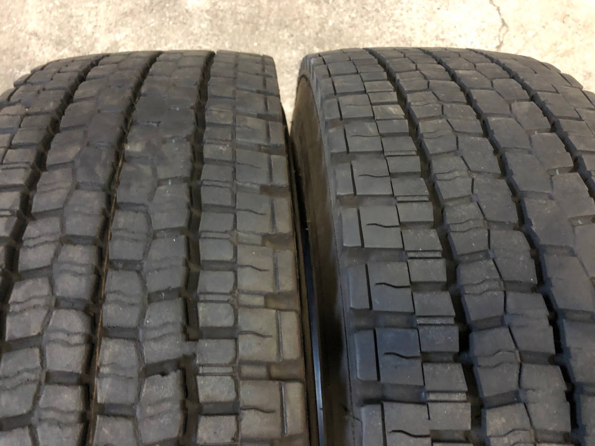 【中古タイヤ A1122】2019年製 5分山 ダンロップ 245/80R17.5 133/131J SP001 　2本セット_画像2