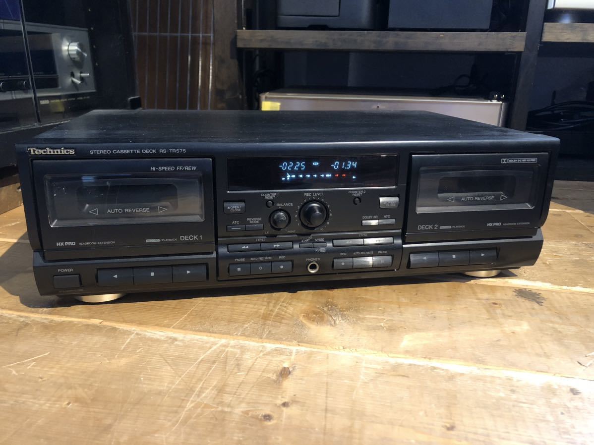 人気商品】 RS-TR575 Technics 動作OK ステレオ レトロ 90's 80's