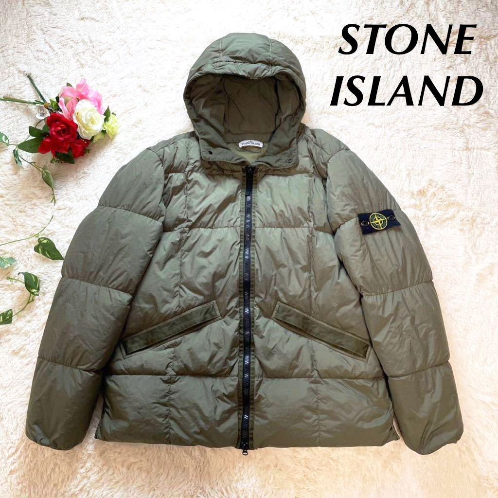 希少 入試困難 Stone Island ダウンベスト ガーメントダイ - アウター