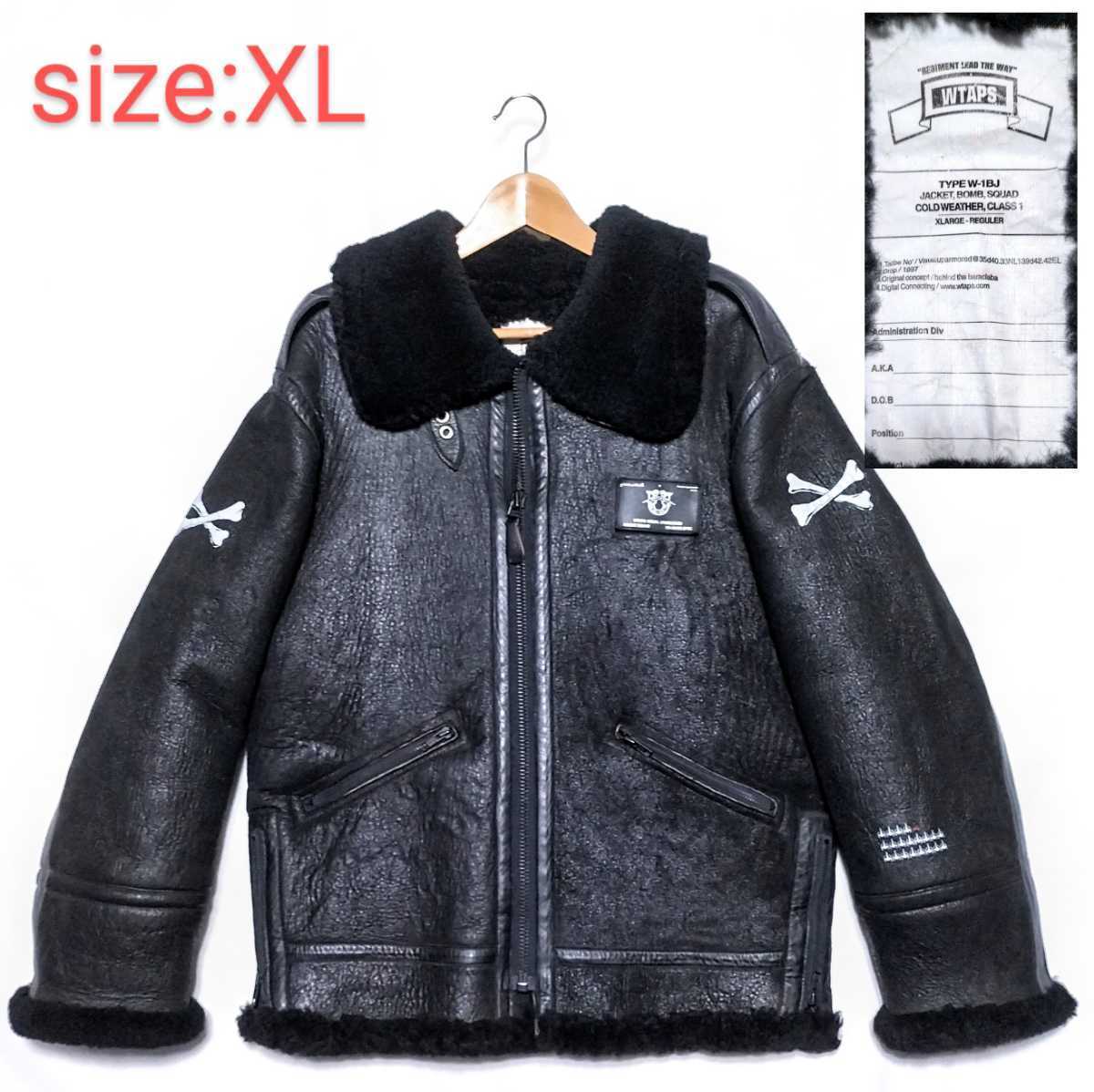 最大63%オフ! 超美品 00AW名作 希少XLサイズ WTAPS ムートンフライト