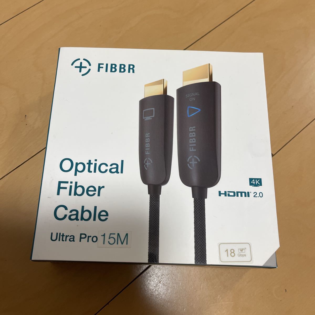HDMIケーブル FIBBR ultra pro 15メートル