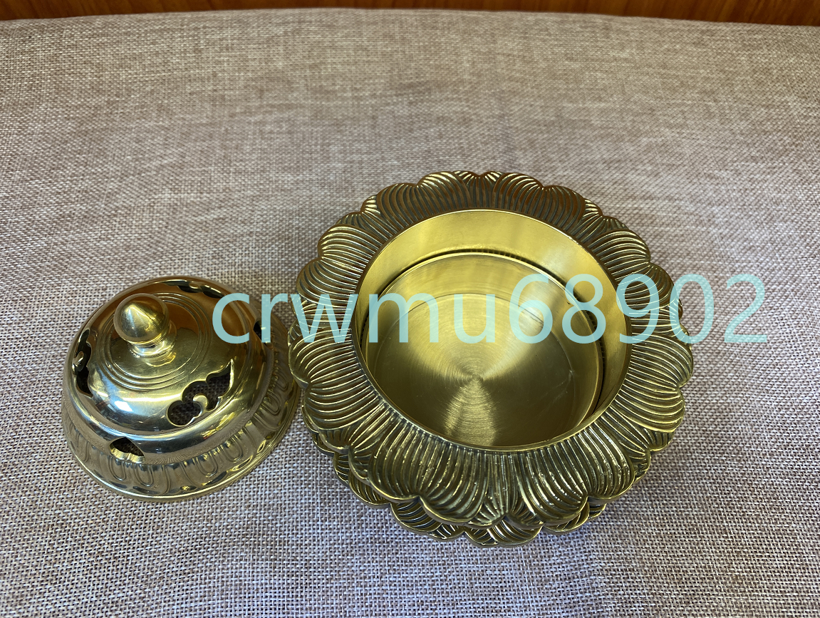 密教法具 別上筋彫前具 火舎香炉 大々型 - 仏具一般 密教法具 別上筋彫前具 火舎香炉 大々型 - 仏具一般